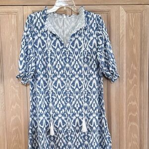 NEW Light Blue Chiffon Maxi Dress – Size L